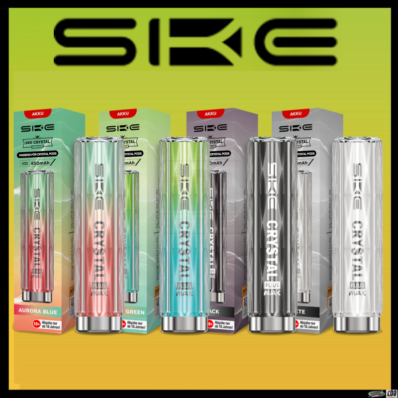 SKE Crystal Plus MAX Akku 850 mAh