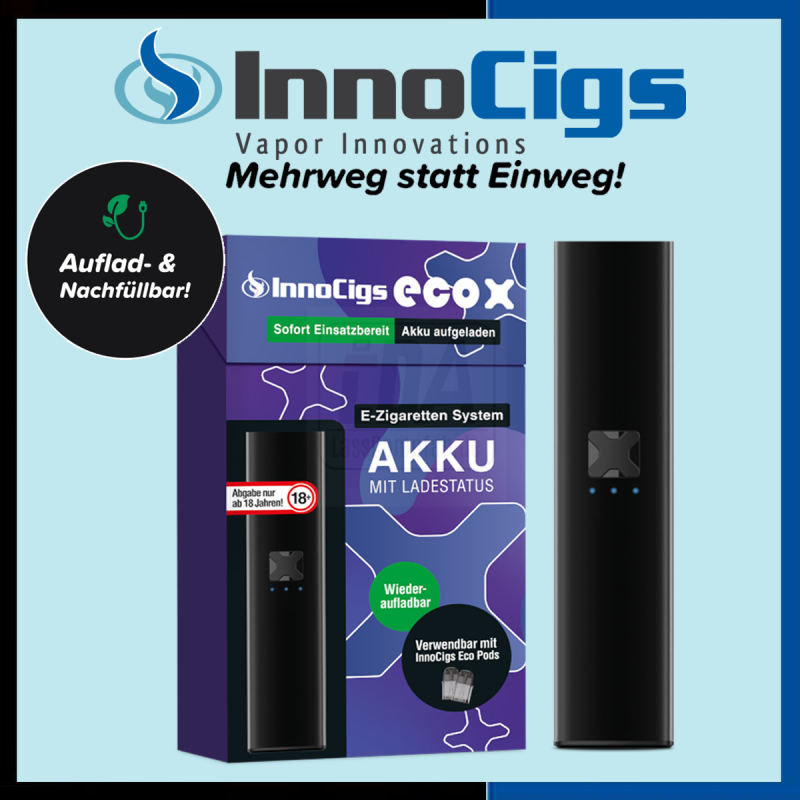 InnoCigs Eco X Akku 900 mAh