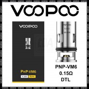 VooPoo PnP-VM6 0,15 Ohm Mesh Verdampferkopf (5 St...