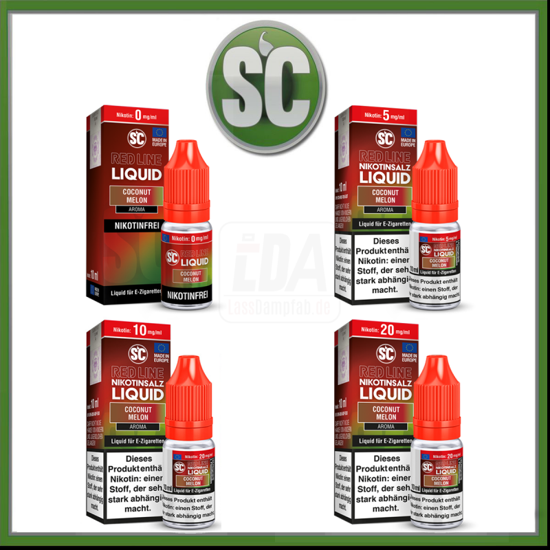 SC - Red Line - Coconut Melon - Nikotinsalz Liquid...