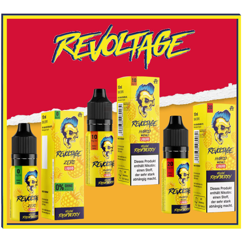 Revoltage Hybrid Nikotinsalz Liquid Yellow Raspber...