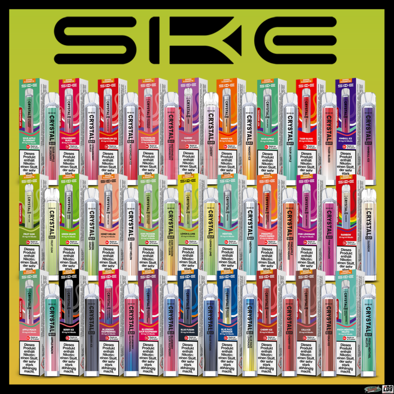 SKE Crystal Bar Einweg E-Zigarette 20 mg/ml