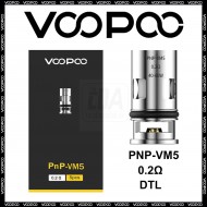 VooPoo PnP-VM5 0,2 Ohm Mesh Verdampferkopf (5 Stü...