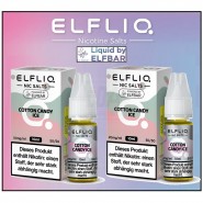 ELFLIQ Nikotinsalz Liquid Cotton Candy Ice 10 ml