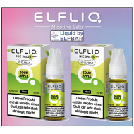 ELFLIQ Nikotinsalz Liquid Sour Apple 10 ml