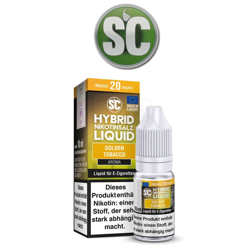 SC - Golden Tobacco - Hybrid Nikotinsalz Liquid 10...