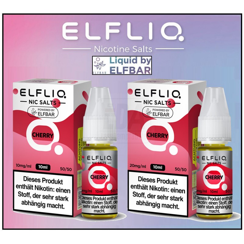 ELFLIQ Nikotinsalz Liquid Cherry 10 ml