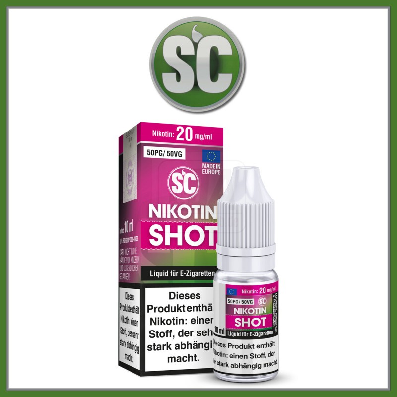 SC Nikotin Shot 10 ml 50PG / 50VG