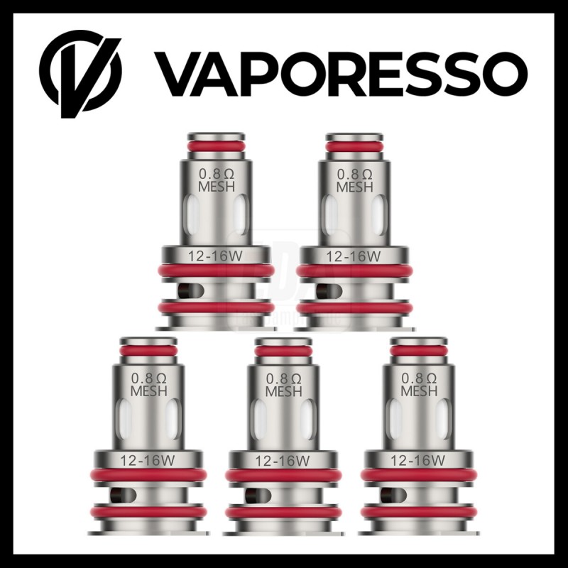 Vaporesso GTX Mesh Verdampferkopf 0,8 Ohm (5 Stüc...