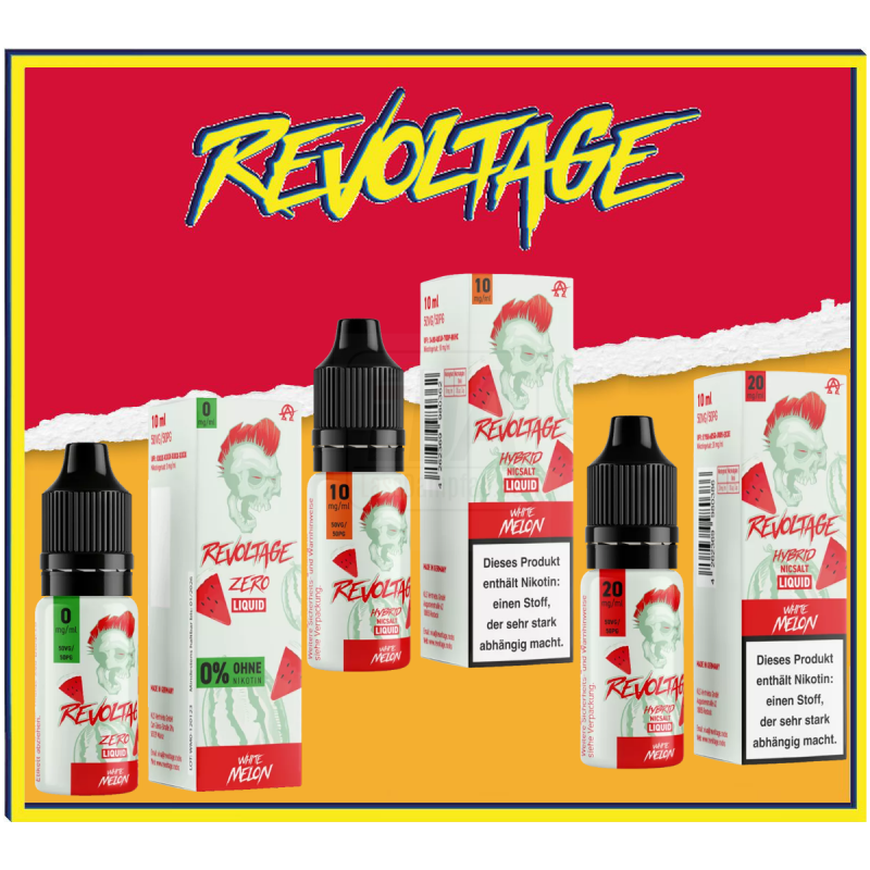 Revoltage Hybrid Nikotinsalz Liquid White Melon 10...