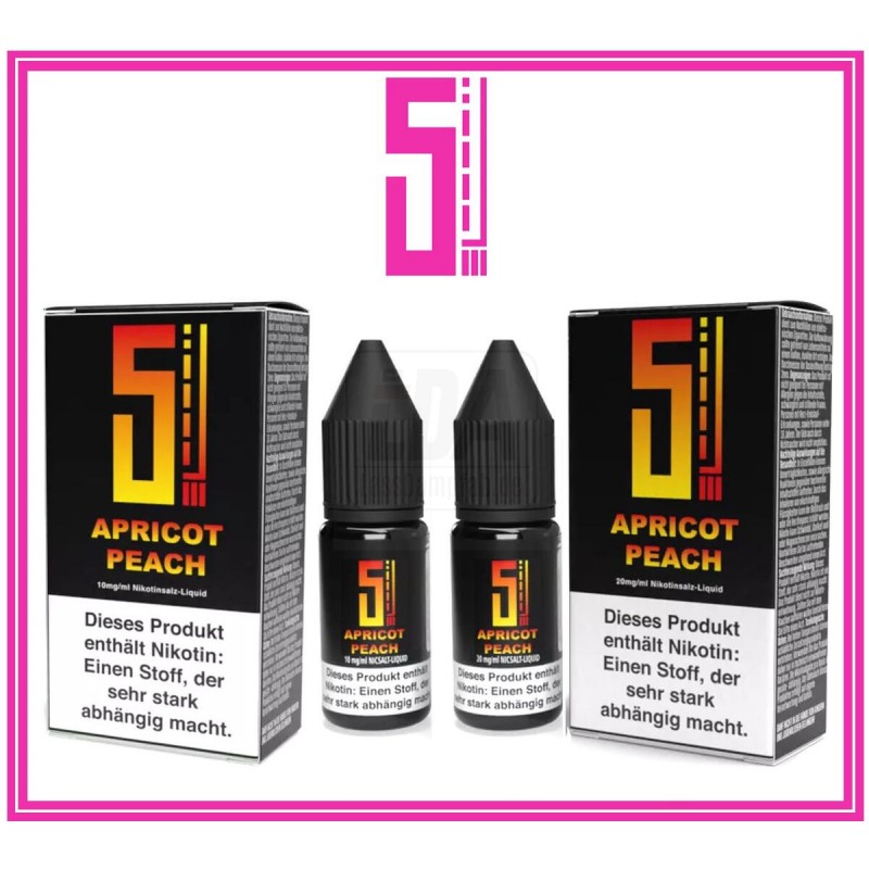 5EL Nikotinsalz Liquid Apricot Peach 10 ml