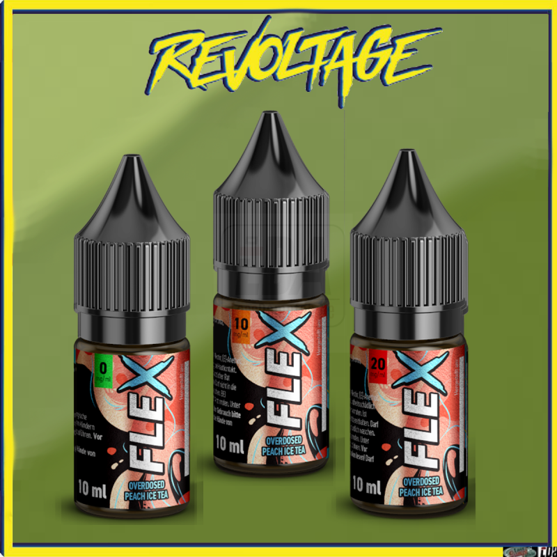 Revoltage FLEX Nikotinsalz Liquid Overdosed Peach ...