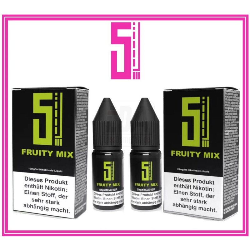 5EL Nikotinsalz Liquid Fruity Mix 10 ml