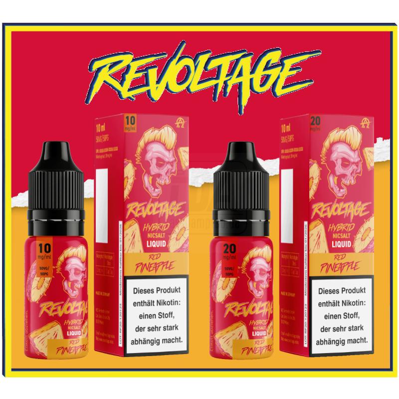 Revoltage Hybrid Nikotinsalz Liquid Red Pineapple ...