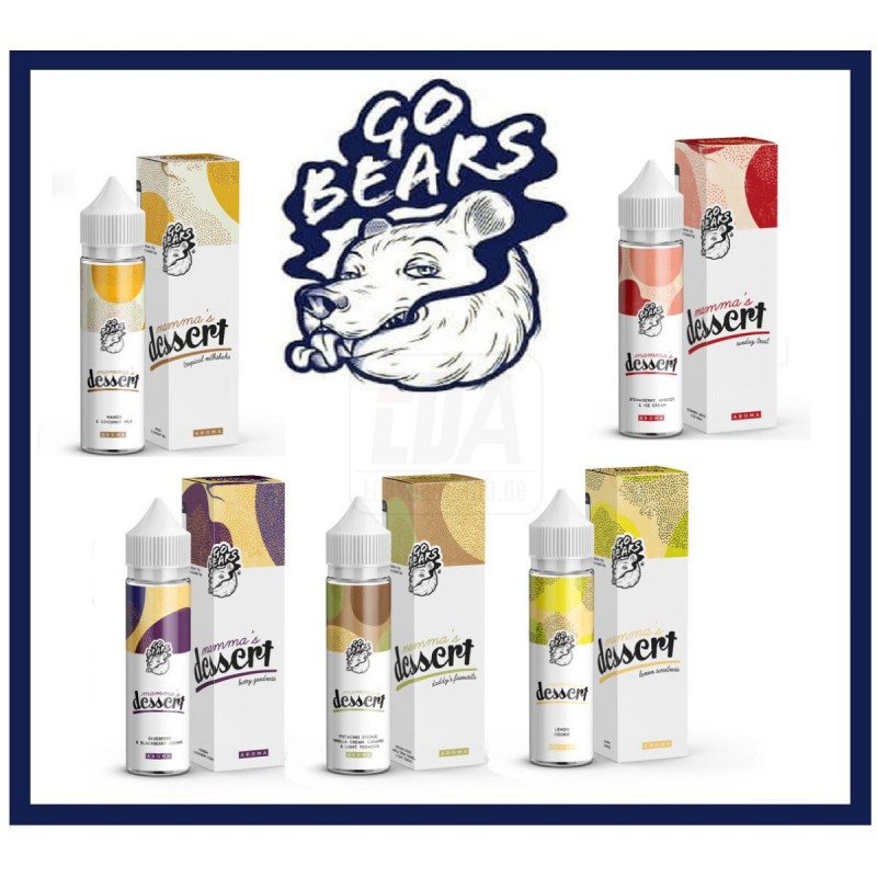 Go Bears Mamma's Dessert Longfill Aroma 20 ml