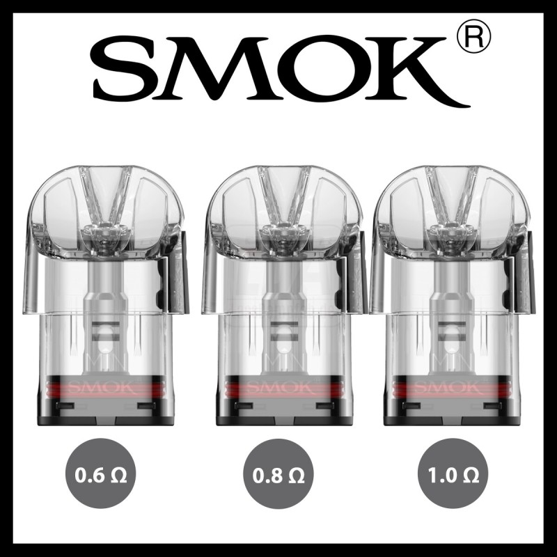 Smok Novo Meshed Pod Clear 3ml (3 Stück pro Packu...