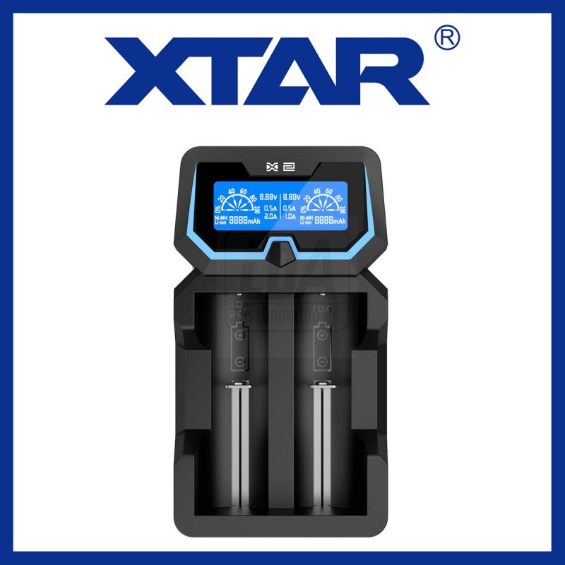 Xtar X2 - 2-Schacht Ladegerät für Lithium Ionen ...