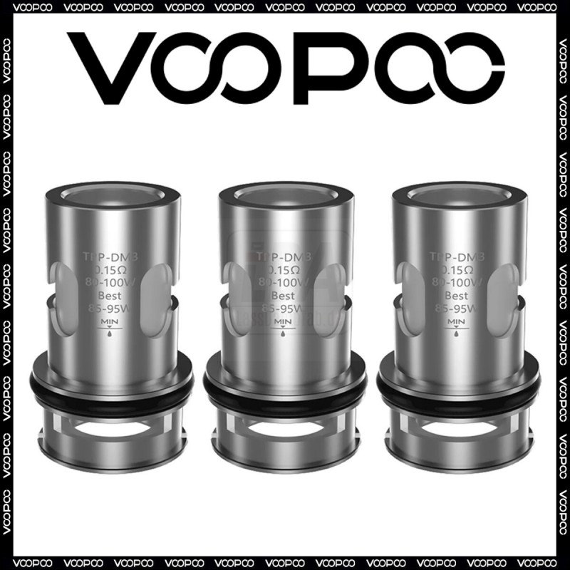 Voopoo TPP-DM3 0,15 Ohm Verdampferkopf (3 Stück p...