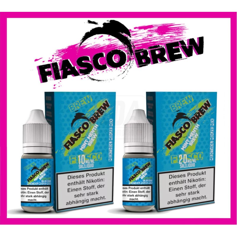 Fiasco Brew Hybrid Nikotinsalz Liquid Mint Menth B...