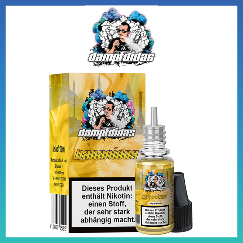 Dampfdidas Nikotinsalz Liquid Bananidas 10ml