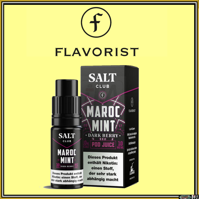 Salt Club - Flavorist Maroc Mint Dark Berry - Niko...