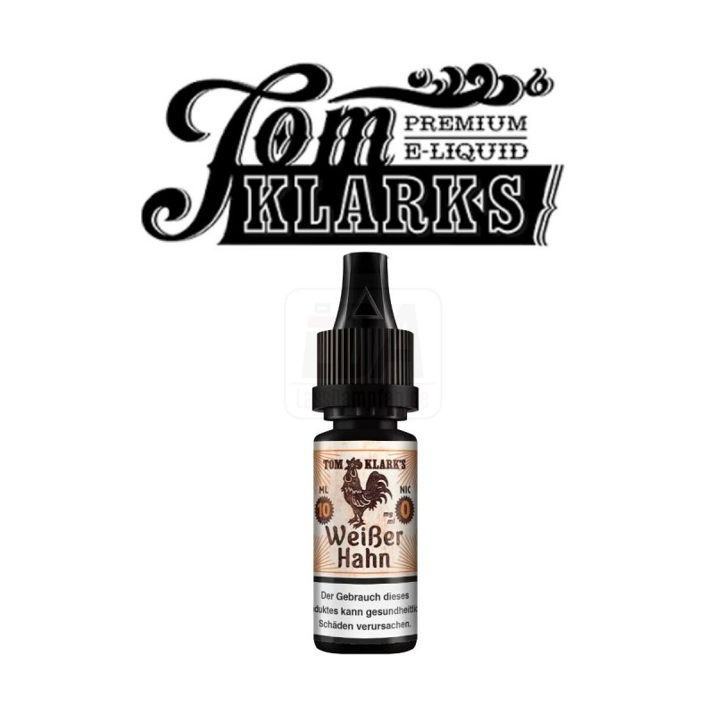 Tom Klarks Liquid Weißer Hahn 10 ml