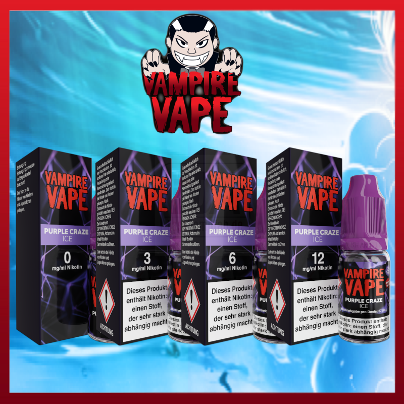 Vampire Vape Liquid Purple Craze Ice 10 ml