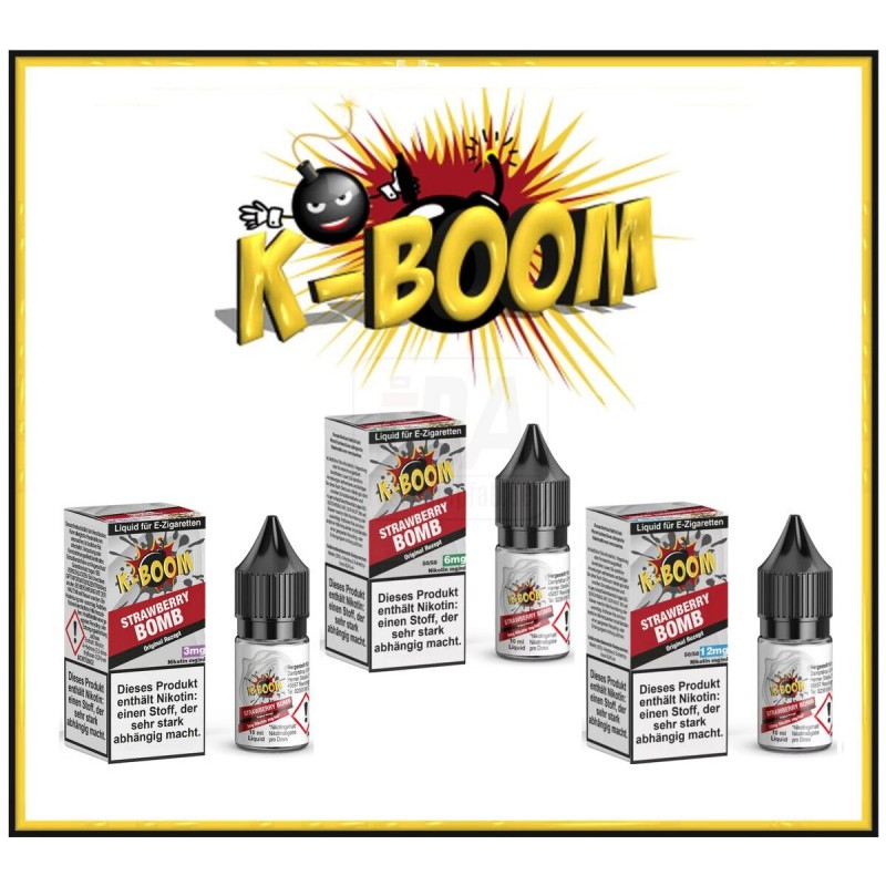 K-Boom Liquid Strawberry Bomb 10 ml