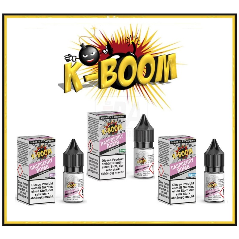 K-Boom Liquid Raspberry Bomb 10 ml